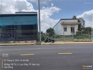 Hot! bán lô đất 578m2 sẵn 400m2 thổ cư mặt tiền đường ngô tất tố phường 3, bảo lộc