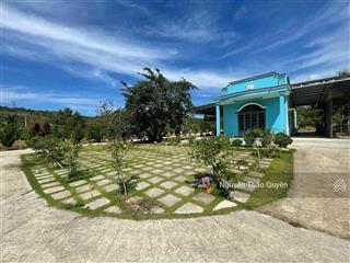 Bán 6120m2 nhà vườn sẵn 400m2 thổ cư  đất bằng như sân bay đại lào  tp.bảo lộc  lâm đồng