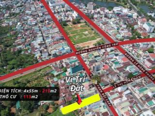 Bán đất mặt tiền kinh doanh đường phan bội châu  phường 1  tp. bảo lộc  tặng giấy phép xây dựng