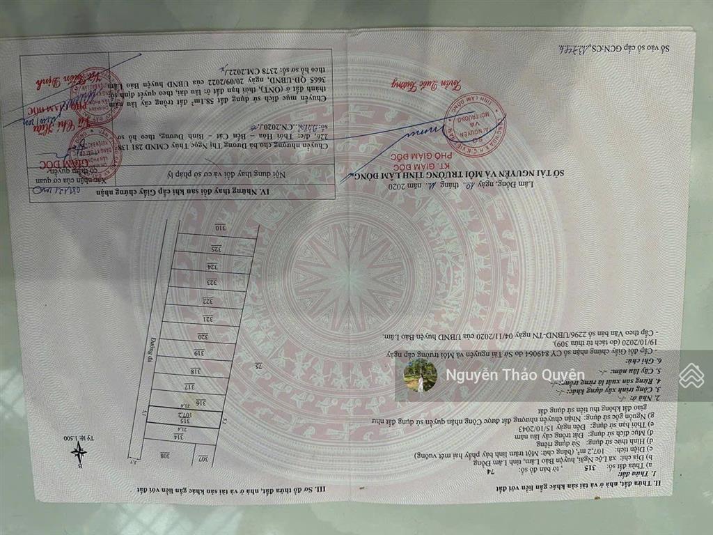 Chính chủ bán đất thôn 12 lộc ngãi  ngay nhà thờ lâm phát  5mx21m sẵn thổ cư giá chỉ 380tr