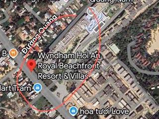 Mặt đường biển đối diện malibu hội an  và four season hà my dt 768m2 giá 21 tỷ sổ ngay
