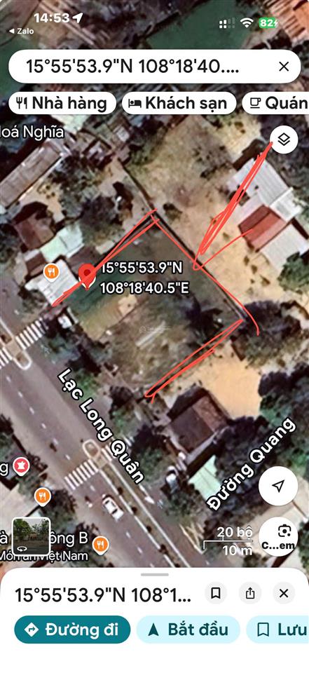 Trục biển đà nẵng  hội an phù hợp xây resort 768m2 giá 18.5 tỷ