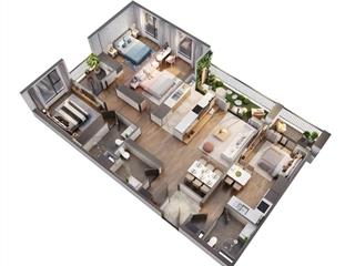 Bán căn hộ 4pn, 3wc, 142m2 tại the wisteria, di trạch, hoài đức, hà nội, 8,05 tỷ. ban công đông nam