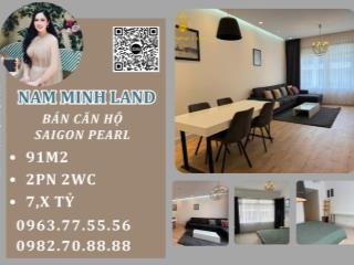 Hải Yến 0963775556 - Bán căn hộ Saigon Pearl 2 Phòng ngủ 90m2- Nhà đẹp như ảnh, có sẵn hợp đồng thuê 23tr khách Nhật
