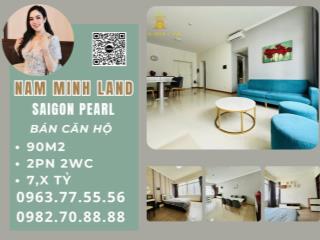 Hải Yến 0963775556  Bán căn hộ Saigon Pearl 2 Phòng ngủ 90m2- Nội thất mới như hình, có sẵn hợp đồng thuê