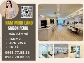 Hải Yến 0963775556  Bán căn hộ Saigon Pearl 3 Phòng ngủ 140m2- Nội thất chuẩn 5 sao, đẳng cấp giữa lòng thành phố