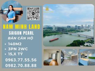 Hải Yến 0963775556  Bán căn hộ Saigon Pearl 2 Phòng ngủ 90m2- View sông triệu đô, ngắm toàn cảnh pháo hoa