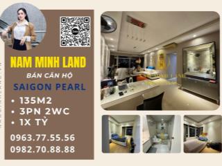 Hải Yến 0963775556  Bán căn hộ Saigon Pearl 3 Phòng ngủ 135m2- Nhà đẹp, giá tốt 