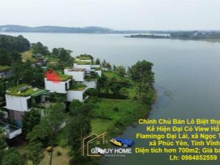 Chính Chủ Bán Lô Biệt thự LX Thiết Kế Hiện Đại Có View Hồ Lớn ở Flamingo Đại Lải