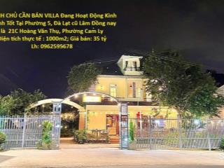 VỊ TRÍ ĐẸP – GIÁ TỐT  – CHÍNH CHỦ CẦN BÁN VILLA Đang Hoạt Động Kinh Doanh Tốt Tại Phường