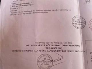 ĐẤT CHÍNH CHỦ - MẶT TIỀN Đường DH507 Xã An Linh, Huyện Phú Giáo, Bình Dương
