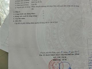 NHÀ VỊ TRÍ ĐẸP - GIÁ TỐT CẦN BÁN Căn Nhà Tại Phường Tân Giang, TP. Hà Tĩnh, Tỉnh Hà Tĩnh.