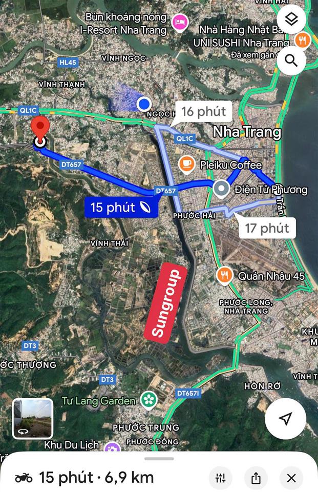 Còn sót lại duy nhất 1 lô đất vĩnh hiệp nha trang dt 75m2 mt 5m giá chỉ 1,590 tỷ có ra lộc