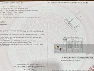 Bán nhà tân xuân, hóc môn, ngang 12, 150m2 đất full thổ cư sát ql 22, hẻm 6m tải, giá 3.9 tỷ tl