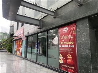 Cho thuê mb kinh doanh khối đế chung cư hateco hoàng mai
