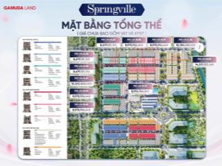Springville cập nhật giỏ hàng 17/7 từ chủ đầu tư (mới nhất), ưu đãi chiết khấu tới 7%