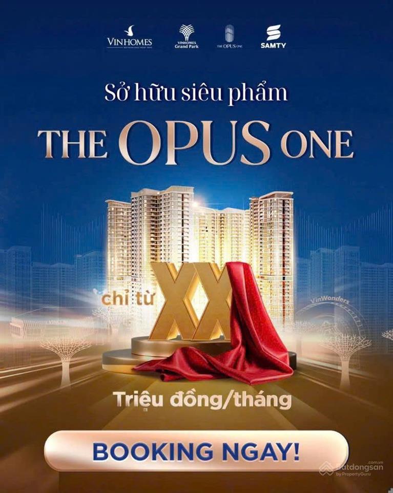 Chính thức nhận booking đợt đầu tiên os2os3 phân khu the opus one vinhomes grand park quận 9.