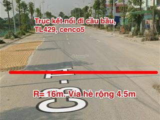 Đất mặt đường bờ sông nguyễn thượng hiền. đường trc mặt 16m, vỉa hè 4.5m. kinh doanh ổn.