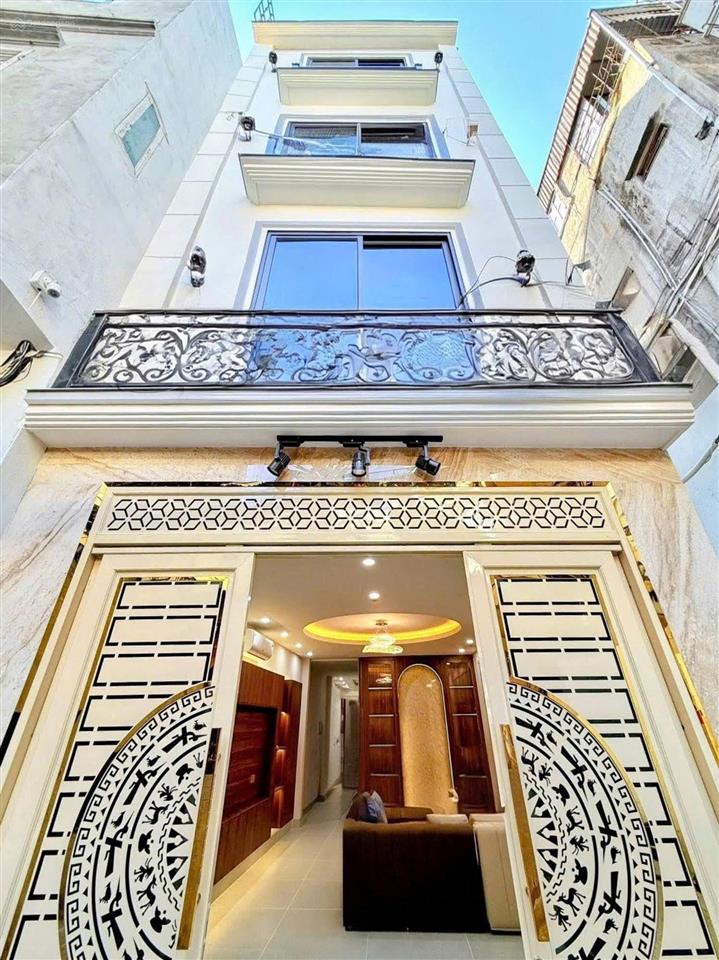 Bán nhà phố võ thị sáu, xây mới, lô góc, 56m2, 5 tầng 7 ngủ khép kín, thang máy, ngõ thông, gần hồ