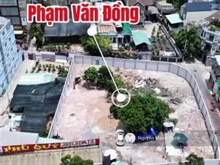 Bán gấp căn nhà siêu vip góc 3 mt phạm văn đồng, p. hbc, tp thủ đức 1300m2(35x40m) ctxd cao tầng