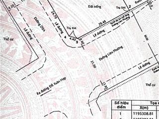 Siêu phẩm đất góc 2mt đường liên phường và d5, quận 9 cách kđt global city 300m dt 930m (32x30m)