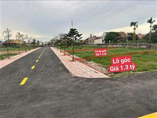 Lô góc giá 1.3 tỷ  gần bến xe, gần khu công nghiệp 400ha, gần bãi tắm, gần vsip, gần flamingo...
