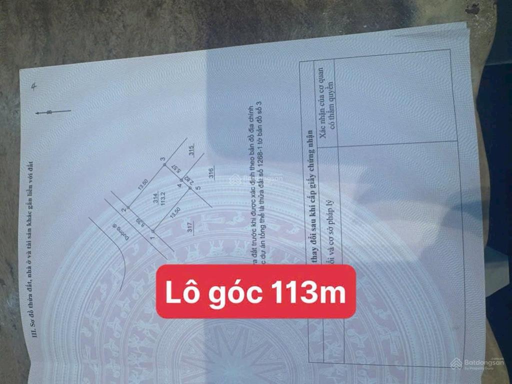 Bán lô góc xẻ khe hàng hiếm còn xót lại 110m2 mặt tiền khủng giá tốt nhất dịch vụ 25ha hiện tại