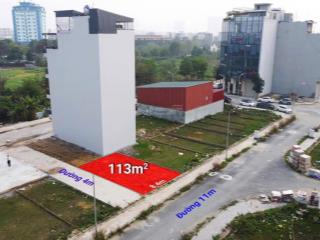 Bán lô góc hàng kịch phẩm 113m2 khu 25ha mặt tiền khủng vị trí trung tâm giá đang rất tốt ạ