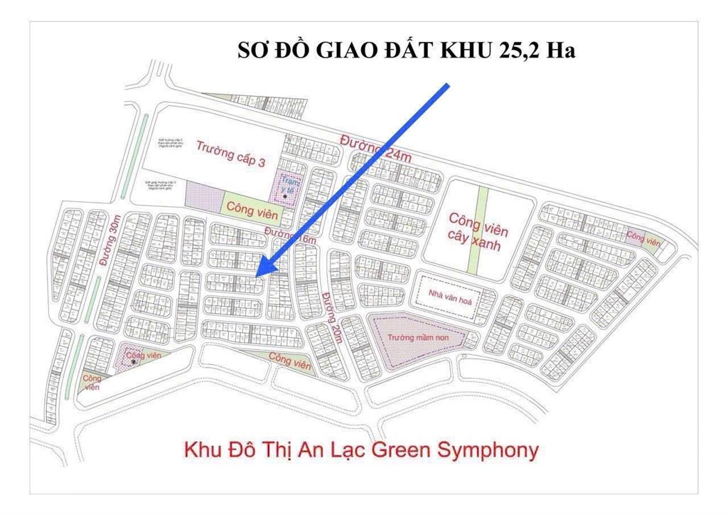 Bán 109m2 mặt tiền 9m5 thông số cực đẹp hàng hiếm còn xót lại khu 25ha giá đầu tư