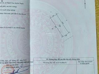 Bán 90m tái định cư bắc phú cát, thạch hòa, trung tâm công nghệ và đại học hòa lạc
