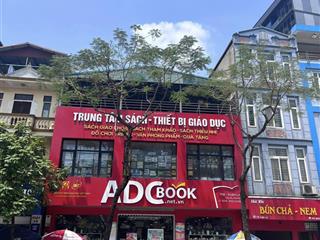 Cho thuê mặt bằng mặt phố nguyễn khánh toàn 110 m2, mặt tiền 8 mét thông sàn