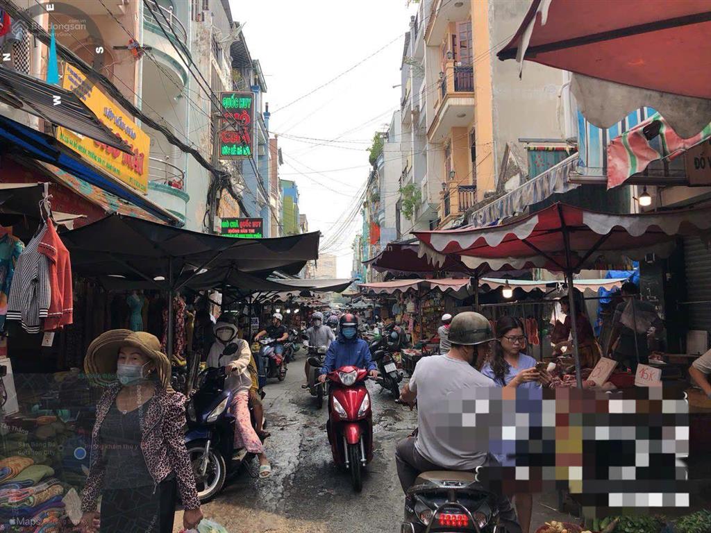 Siêu hot trung tâm tân phú  nhà 2 mặt tiền kinh doanh chợ  4x17  4 tầng  gấp bán