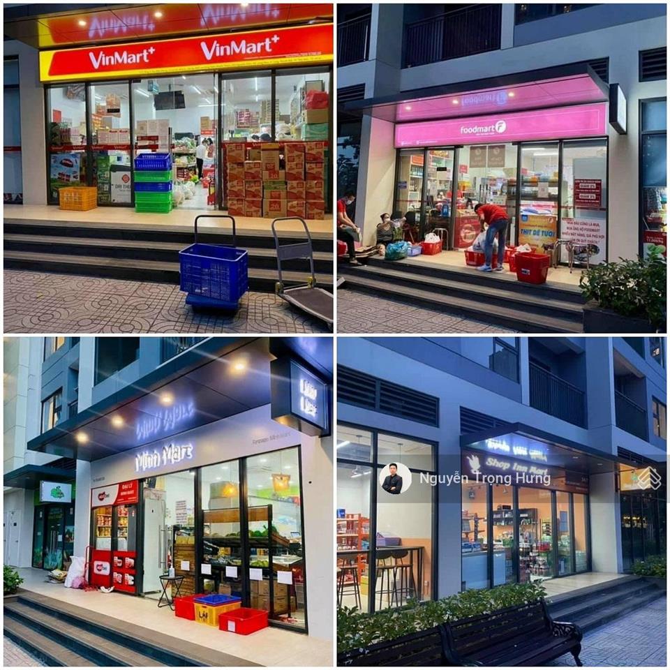 Bán shophouse khối đế chung cư vinhomes grand park có sẵn hợp đồng thuê chỉ từ 4,7 tỷ có sổ hồng