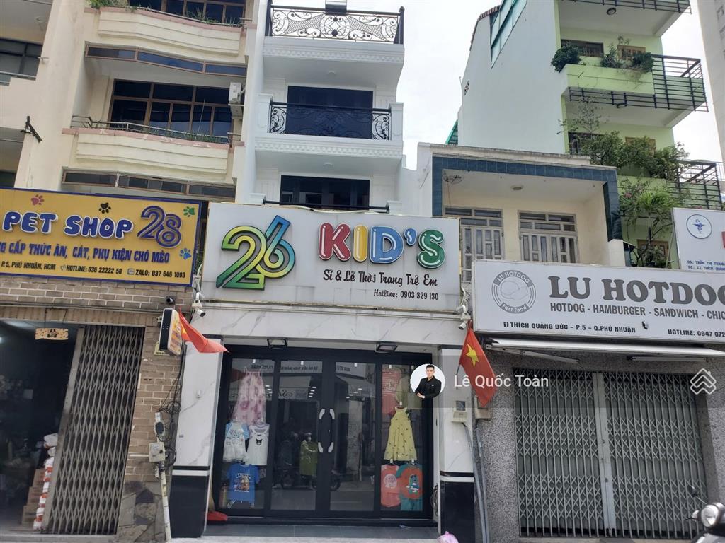 Hàng hiếm, mặt tiền kinh doanh thích quảng đức phú nhuận, dt 4x15.5m, 4 tầng st, giá 14 tỷ 990 tl