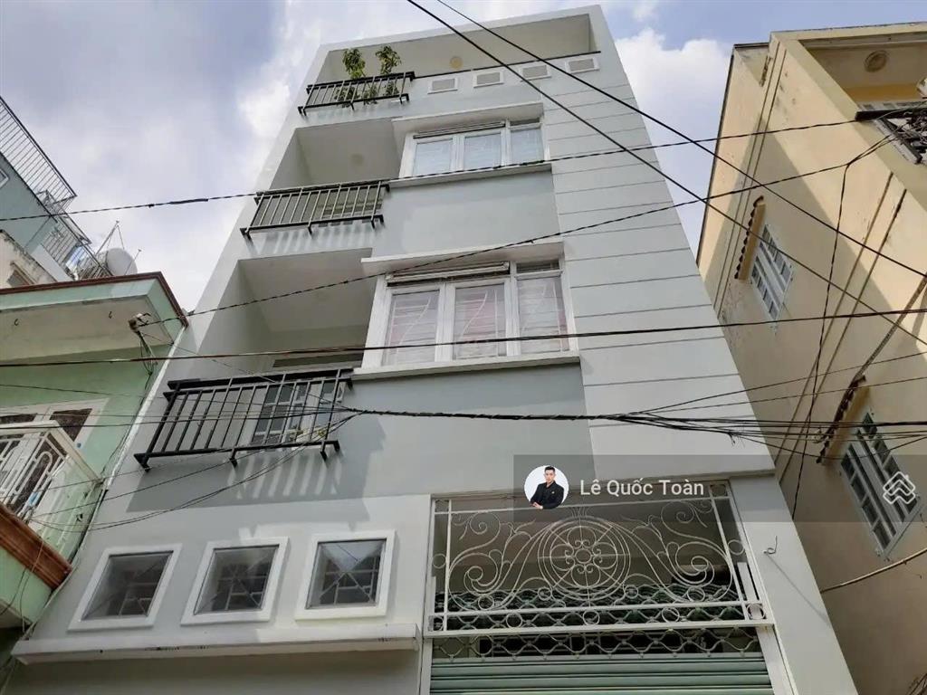 Bán gấp, căn góc 2 mặt thoáng hẻm 5m lê văn sỹ, phú nhuận. dt 5mx13m, cn 65m2, 5 tầng, giá 11 tỷ