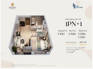 Bán cc 1pn, 1vs tại the victoria, tây mỗ, nam từ liêm, hà nội, 4,35 tỷ