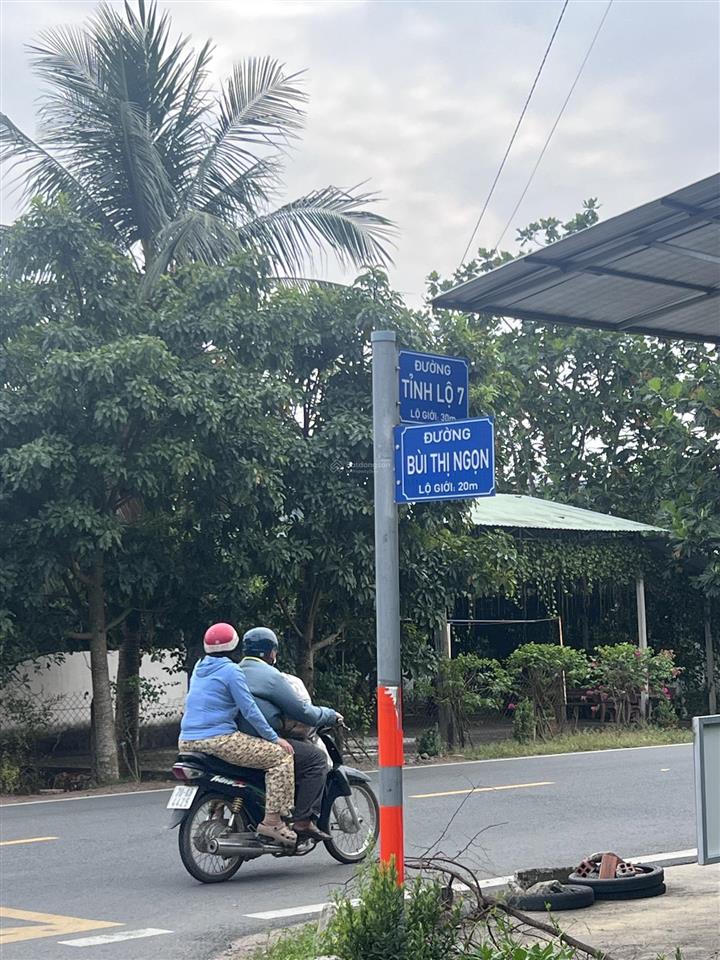 1176m2, mặt tiền đường bùi thị ngọn, an nhơn tây, củ chi. giá 6 tỷ