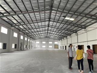 Cho thuê xưởng (1900m 80tr) xe cont  pccc nền epoxy