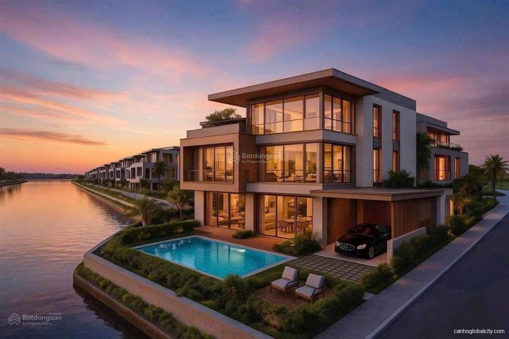 Biệt thự đảo sola compound khu đô thị quốc tế the global city 3 mặt tiếp giáp sông