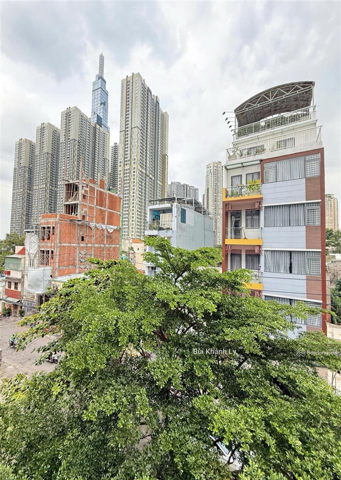 Nhà bình thạnh, hẻm xe tải nguyễn hữu cảnh, 6 tầng, 14 căn hộ dịch vụ, thu nhập ~2 tỷ/năm