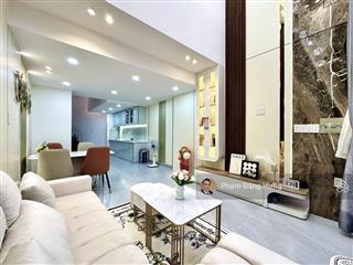 Nhà 5 tầng mới xây full nội thất, hẻm oto 5m, sát mt phạm văn đồng, gần cv gia định, 57.5m2, 9.6 tỷ