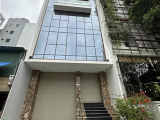 Bán tòa nhà văn phòng phố trần thái tông  diện tích 140m2 x 9 tầng, mtlg 12m giá 60 tỷ có tl
