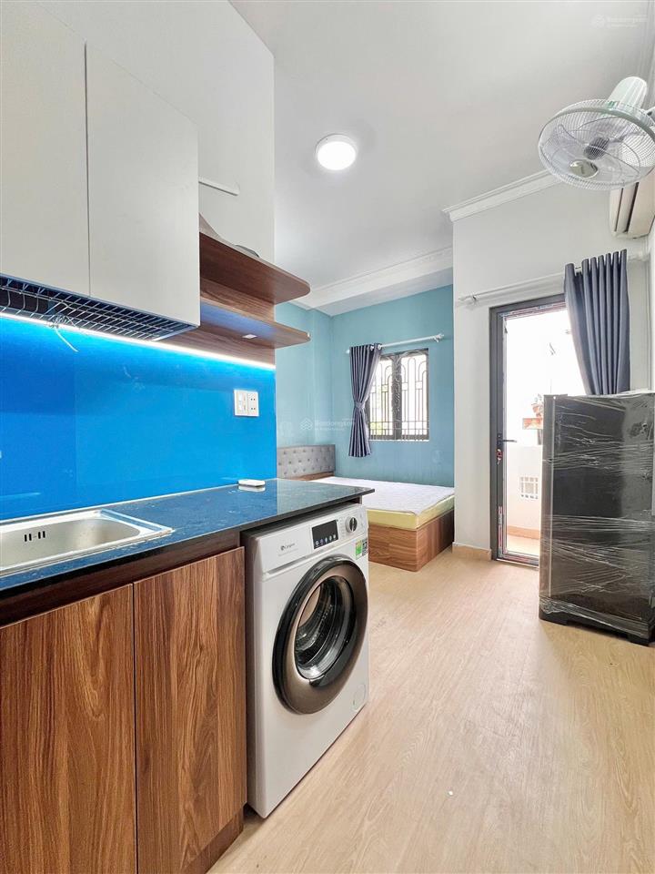 Cho thuê căn hộ mini máy giặt riêng bancon mới gần chợ bà chiểu quận bình thạnh