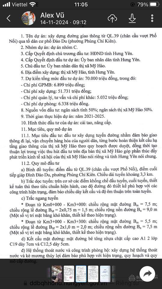 Cần bán gấp 116m2 mặt đường kinh doanh rộng 24m2. tại tổ dân phố sài, phường dị sử, mỹ hào, hy