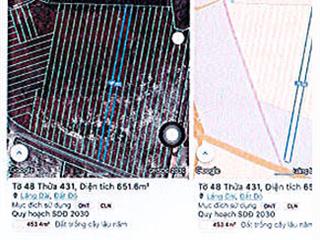 Bán đgts đất tại thửa đất số 431, xã đất đỏ, tp. hồ chí minh
