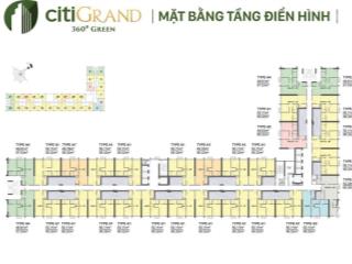 Bán căn hộ citigrand view đông nam giá chỉ 2.55 tỷ (full vat + chuyển nhượng)