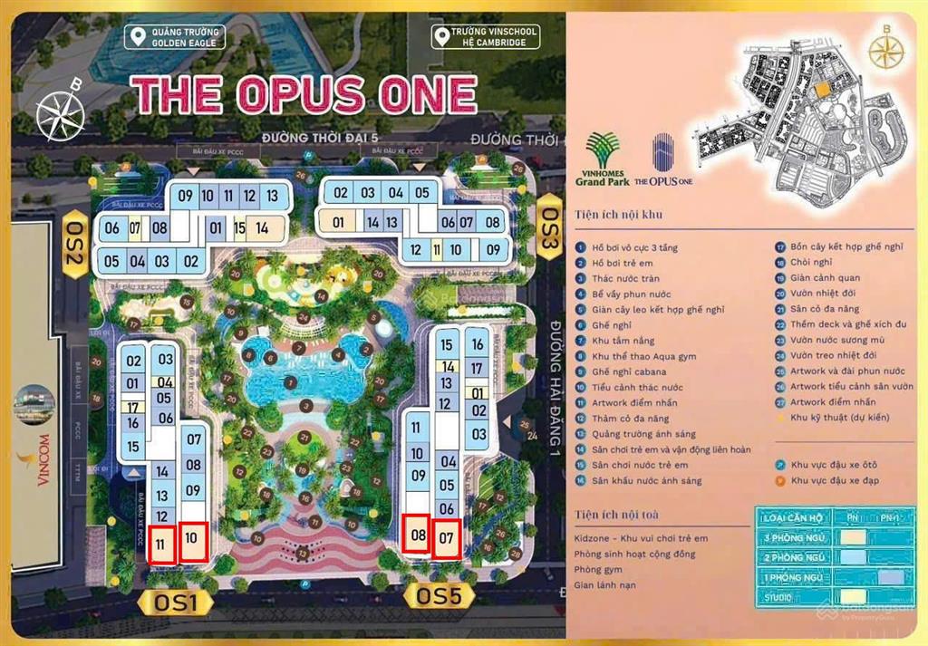 Chính chủ cần bán căn 3pn opus one os5.xx.08 giá chỉ 8.035 tỉ. dt 100m2.  0938 859 ***.