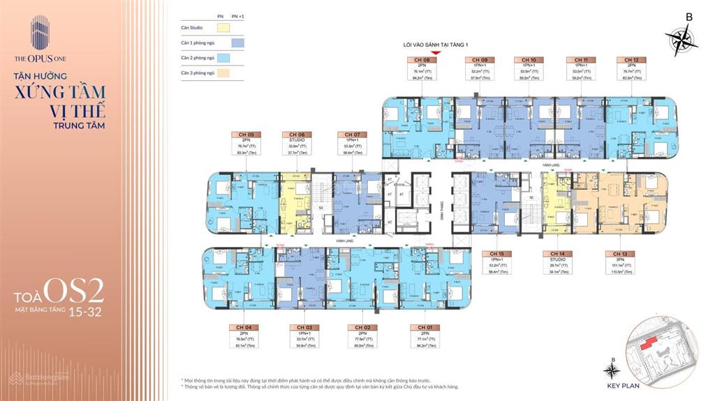 Bán căn 3pn os2 opus one os2.xx.14 110,5m2 chỉ 9,822 tỷ. view hồ, công viên. vinhomes grand park