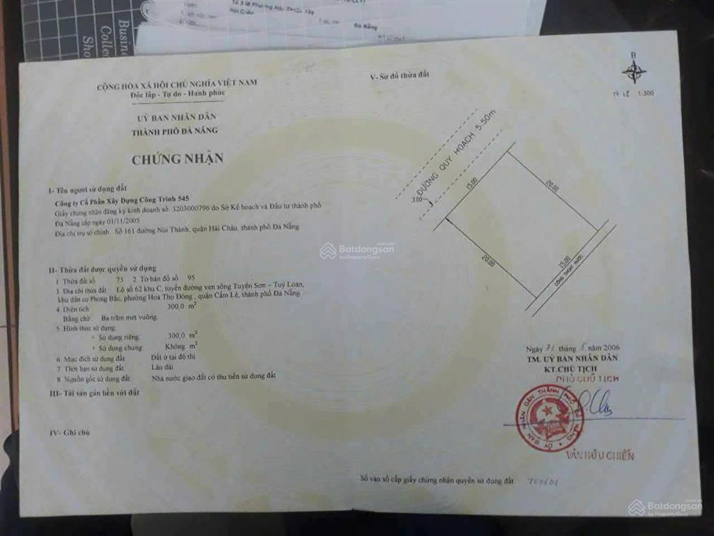Bán lô đất biệt thự đường trần đình long, sát ngã tư đinh châu và trần đình long