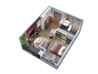 Cần bán gấp căn studio, 36m² tại the beverly, full nội thất, giá chỉ 65tr/m², pháp lý rõ ràng